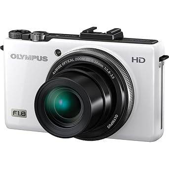 Olympus XZ-1 10 MP Digital Camera with f1.8 Lens and 3-inch OLED Monitor (White)
