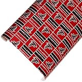 NFL Atlanta Falcons Spirit Block Wrapping Paper