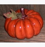 6.5 inch Ceramic Pumpkin Halloween Decoration (B234)