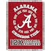 Alabama Crimson Tide NCAA National Championship Commemorative Woven Tapestry Throw (48"x60")