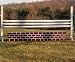 Brick Pattern Wall Wood Horse Jumps Set/2 10ft