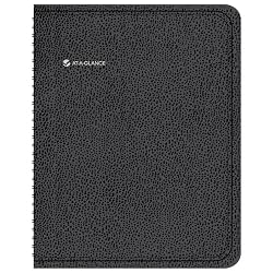 At-A-Glance(R) QuickNotes(R) Weekly/Monthly Planner, 8in. x 9 7/8in., Black, January-December 2010
