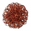 4.75" Sparkling Copper Curly Ball Christmas Ornament