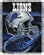Detroit Lions Spiral Series Jacquard Throw Blanket - NFL Football Fan Shop Sports Team Merchandise