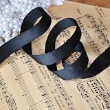 2cm Wide Black Ribbon Material Lace for Arts & Crafts Projects