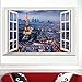 Sweet Jojo Designs Pink, Black and White Paris French Eiffel Tower Wall Hanging Accessories