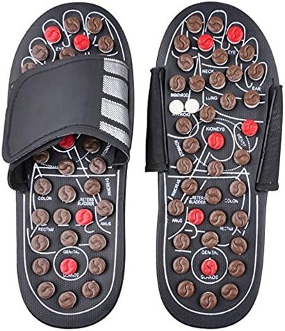 Zlvo Rotating Massage Slipper Sandals Shoes Accupressure Foot Slippers for Men Women