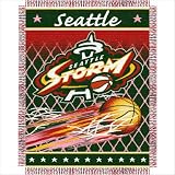 Seattle Storm 48x60 WNBA Triple Woven Jacquard Throw