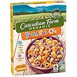 Cascadian Farm Cereal Organic Cereal, Fruitful O's, 10.2 Ounce
