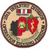 25th Infantry Division Operation Enduring Freedom Patch