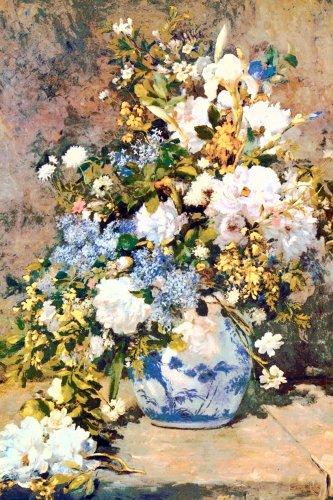Pierre Auguste Renoir (Spring Bouquet) Art Poster Print - 16