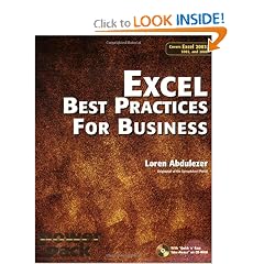 Excel Best Practices for Business: Covers Excel 2003, 2002, and 2000
