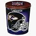 All Products : Baltimore Ravens 3.5 gallon gift tin with three premium plus gourmet popcorn flavors of your choice