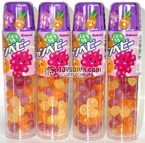 Kabaya Fruit Hard Candy - 4 Pack
