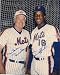 Autographed/Hand Signed Duke Snider & Dwight Gooden New York Mets Photo