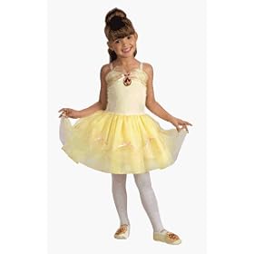 Belle Ballerina Costume: Girl's Size 4-6 by Grim Reaper