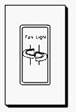Skylark Designer 3 Speed Fan/Light Control (S2-LFSH-LA)