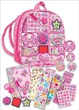 Pecoware Girls Backpack Stickers and Stamps Set - All Girls or kids will love this! STICKER KITS
