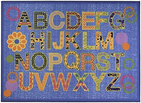 ABC Kids Play Rug ,Educational Rug ,Boys Rugs Girls Rugs ,Activity Paly Area Rugs (20 inch x 32 inch scatter)