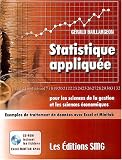 Statistique appliqu�e pour les sciences de la gestion et les sciences �conomiques (1C�d�rom)