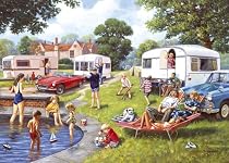 Gibsons Puzzle - Caravan Holidays - 1,000 Piece Jigsaw