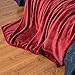 Bedsure GentleSoft Fleece Blankets King Size Burgundy - Bed Blanket Soft Lightweight Plush Cozy Fuzzy Luxury Microfiber, 108x90 inches