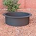 Sunnydaze Decor Heavy Duty Fire Pit Rim Size: 10