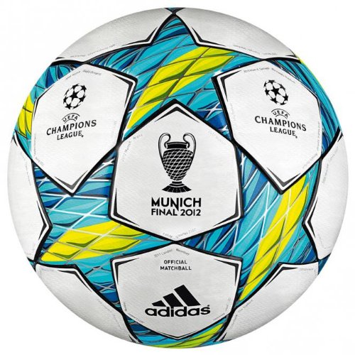 Produkt-Bild: Adidas Matchball FINALE MUNICH UEFA Champions League Finale 2012 white-slime - 5
