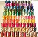 160 Rayon Machine Embroidery Threads with Rack - 160 Colors & Gift