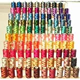 160 Rayon Machine Embroidery Threads with Rack - 160 Colors and Gift