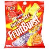 Sorbee Sugar-Free Fruit Burst Fruit Chews, 3.3-Ounce Bags (Pack of 6)