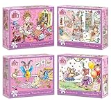 Favor Fancy Nancy Glitter Puzzles - Series 1 (Pack of 4)