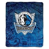 NBA Dallas Mavericks 50-Inch-by-60-Inch Micro Raschel Throw "Street Edge" Design