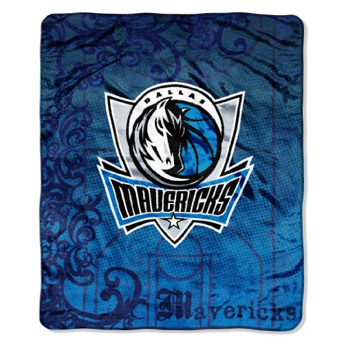 NBA Dallas Mavericks 50-Inch-by-60-Inch Micro Raschel Throw 