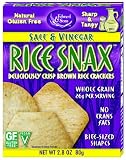 Edward & Sons Rice Snax Salt and Vinegar, 2.8-Ounce Boxes (Pack of 12)