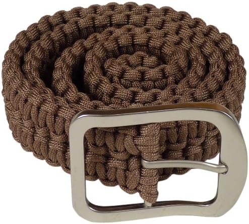 Stone River Gear Paracord Survival Belt, Olive, Medium