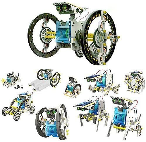 TEYOSHOP® DIY Creative 14 in 1 Solar Robot Kit Puzzle Educational Solar Robot
