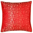 Decorative Handmade Silky Red & Gold Cushion Cover / Pillow Sham - Chinese Calligraphy Symbols