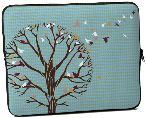 Designer Sleeves 13-Inch Autumn Birds Laptop Case (13DS-AUTB)