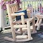 Cedar Log Dining Chair