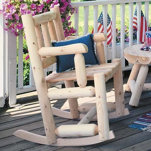 Cedar Log Dining Chair