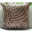 Diva - Decorative Pillow Covers - Silk Pillow Cover Embellished with Beads & Sequins