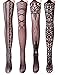 Vero Monte 4 Pairs Women's Fishnet Tights Suspender Pantyhose Stretchy Stockings