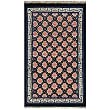 5' x 2'6" Hand-Knotted Tibetan Wangden Lotus Flower Wool Area Rug