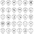 GEOCACHE-STEMPEL f�r Geocacher - Geocaching mit Ihrem individuellem Wunschtext in der unteren Zeile