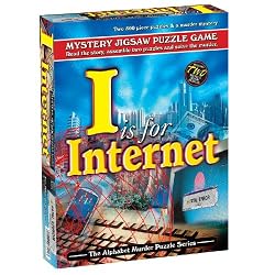I is for Internet Mystery Jigsaw Puzzle by TDC (Includes 2 500-piece puzzles)