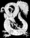 Darice 16-Inch by 20-Inch Velvet Art Set, Dragon Fantasy