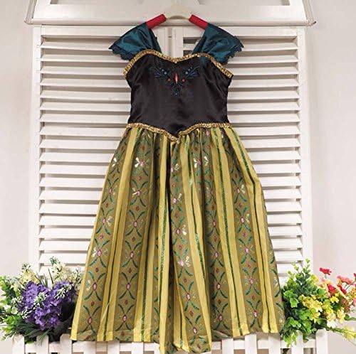 Laryana®Kids Children Girl Cartoon Anna Princess Party Cosplay Full Dress