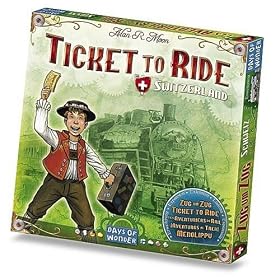 Ticket to Ride Switzerland Map Expansion