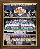 Baltimore Ravens Healy Plaque - 2000 Super Bowl Champs